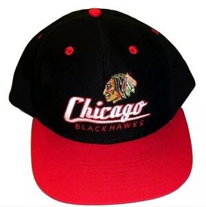 Chicago Blackhawks Mens Vintage Hockey Snapback hat New Nhl Green Underbill